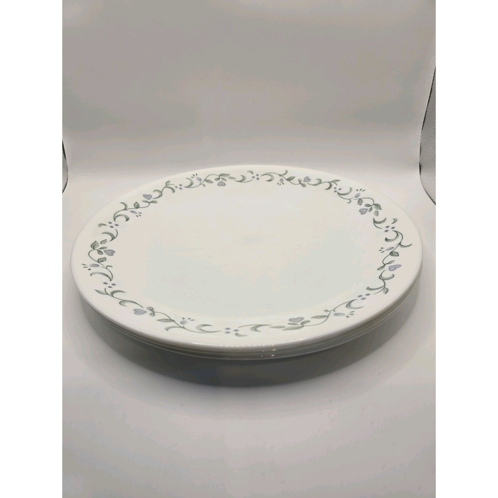 Corelle Country Cottage Dinner Plates 10 1/4" Diameter Set Of 4 Vintage
